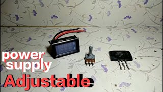 cara membuat power supply adjustable dengan menggunakan transistor Sanken