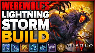 Diablo 4 - ULTIMATE Druid Werewolf Lightning Build! Most Powerful Storm Build Ever!