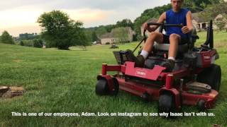 Mowing and Trimming a Yard | Vlog #14