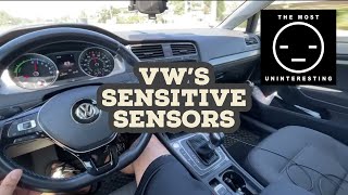 The VW eGolf has ultra sensitive passenger seat sensors