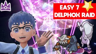 EASY 7 ✨ Delphox Raid GUIDE in Pokemon Scarlet and Violet