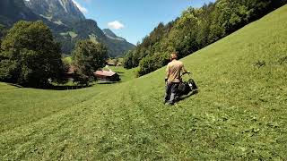 Emd schneiden mit Messerbalken und Zwillingsräder.🇨🇭😎💪