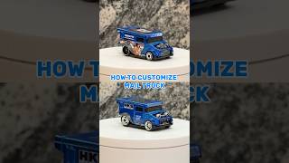 HOW TO CUSTOMIZE HOTWHEELS MAIL TRUCK #hotwheels #diy #mail #cars #custom