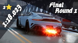 OC 2⭐ - 1:18.023 | V12 Vantage Grand Prix - Final Round 1 [ The City That Never Sleeps ] - Asphalt 9