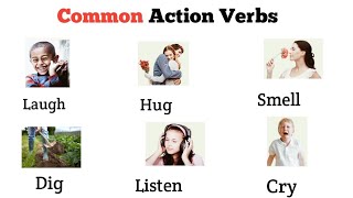 English Vocabulary | Common Action Verbs | Action Verbs in English