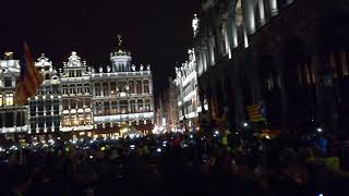 Grand Place Brussel·les - Els Segadors - Omplim Brussel·les - Road to Brussels