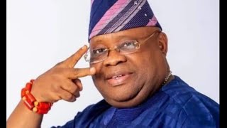 Election day! Governor of Osun State Adeleke cast his vote'