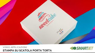 FLEX PIGMENT: Stampa su scatola bianca porta torte