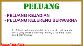 Pembahasan Peluang, Menghitung Peluang pada Pengambilan Kelereng Berwarna | Matematika SMP