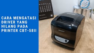 Cara mengatasi driver Codeshop CB-58ii yang hilang