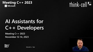 AI Assistants for C++ Developers - Michael Price - Meeting C++ 2023