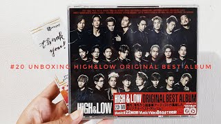 UNBOXING HiGH&LOW ORIGINAL BEST ALBUM #20