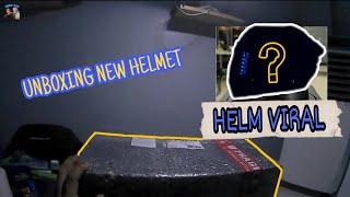 UNBOXING HELM VIRAL HARGA TERJANGKAU | NJS ZX 1 l Denvk Vlog