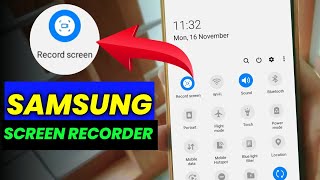 how to record screen on Samsung phone || Samsung Screen Recorder