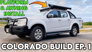 Holden Colorado Build Ep. 1 // Rhino-Rack Backbone + Platform & XTM Awning Unboxing and Install