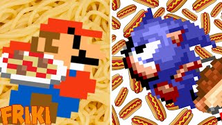 Friki:Mario vs Sonic But (Team Spaghetti vs Team Chilidog)