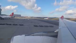 HD-Turkish Airlines TK-1979 Airbus A330-300 Trent 700 Start-Up, Take-Off Istanbul to London Heathrow