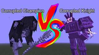 Corrupted Champion vs Corrupted Knight  Minecraft  Mob Battle