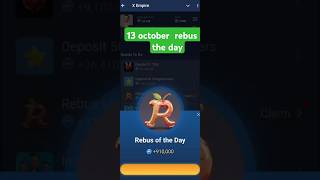 X empire Rebus of the day 13 october #xempirerebusoftheday #xempireairdrop #okx