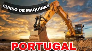 CURSO DE MANOBRADOR DE MÁQUINAS EM PORTUGAL 🇵🇹