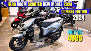 Hero Xoom 110 Combat edition 2024 ❤️ Xoom 110 ❤️ mileage ❤️ top speed❤️ Onroad price