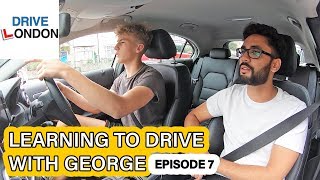 Learning to drive with George EPISODE 7 - Independent driving & Bay Parking - UK Driving test