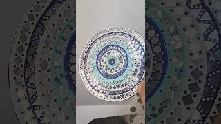 Evil eye ll lippan diy ll easy diy ll diy ideas ll Clay art ll lippan art ll mirror work#diy #shorts