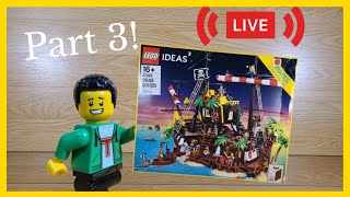 🔴 Lego Ideas Barracuda Bay Build & Chat!| Part 3!