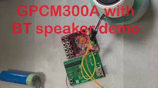 GPCM3 with BT speaker