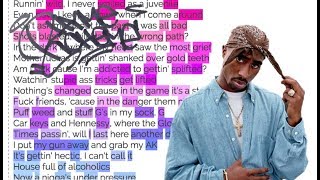 Rhyme Scheme // Under Pressure [2Pac]