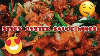 Spicy oyster sauce wings