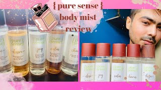 pure sense body mist review | first time try on haul