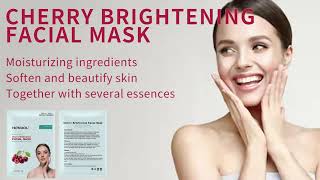 The cherry brightening mask