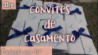 Convites do nosso Casamento, Ele não vai usar aliança- Casando aos 19 / Isa Daline