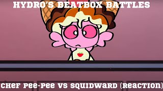 THAT SQUIDWARD IS FIRE!!!! Chef Pee Pee vs Squidward |@hydroanimates | Beatbox Battle | |Reaction|