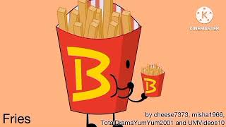 BFDI Auditions took the wrong pill exept Bell Eggy Fanny Fries Grassy And Saw