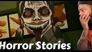 "Reacting to the SCARIEST Horror Stories on the Internet (I Can't Sleep!)"