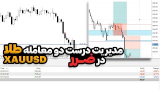 نحوه مدیریت درست دو معامله که از ضرر جلوگیری کرد و تبدیل به سود شد ! | 14/11/2024