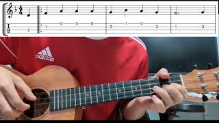 O Come O Come Emmanuel - Easy Beginner Ukulele Tabs With Playthrough Tutorial Lesson