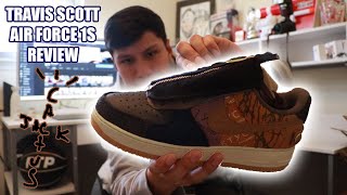 TRAVIS SCOTT Air Force 1s Review!!!! 🔥