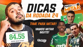 CARTOLA FC 2024 - DICAS RODADA 24 - CARTOLA RODADA 24.