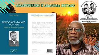 Eugène NDAHAYO mu kiganiro AGASUSURUKO K'ABASOMA IBITABO. Yanditse iki mu bitabo bye? Ikaze mwese!