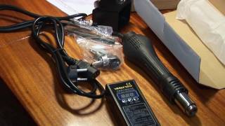 Hot Air Rework Station Yihua 8858 and Soldering Paste: Unboxing and Testing