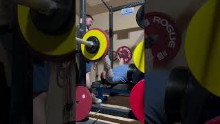 Guillotine Press, 254lbs x 9 (Very High on Chest for the Pause)