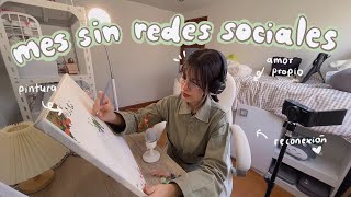 un mes sin redes sociales 🎧 experiencia  y nuevos hábitos ❤️‍🩹⛅