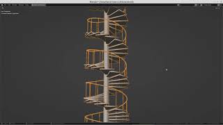 Blender 3.1⍺: Spiral Stair 0.2