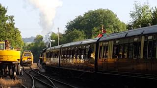 70000 Britannia departs Highley 19.9.2015