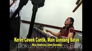 Keren Cewek Cantik, Main Gondang Batak Misa Inkulturasi Santo Barnabas