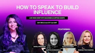 How to Speak to Build Influence