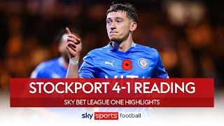 Barry shines as Stockport thump Reading! 💥 | Stockport 4-1 Reading | EFL Highlights